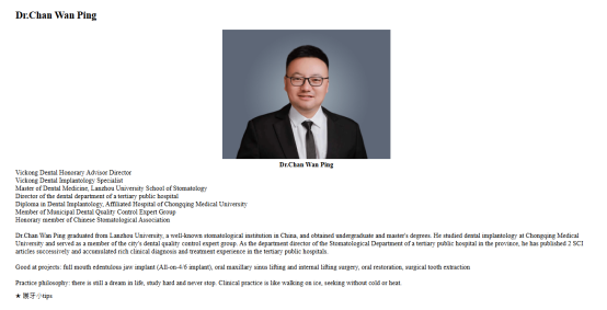 Recommended Dentist in Taipa: Trusted Implant Specialist for Macau Residents